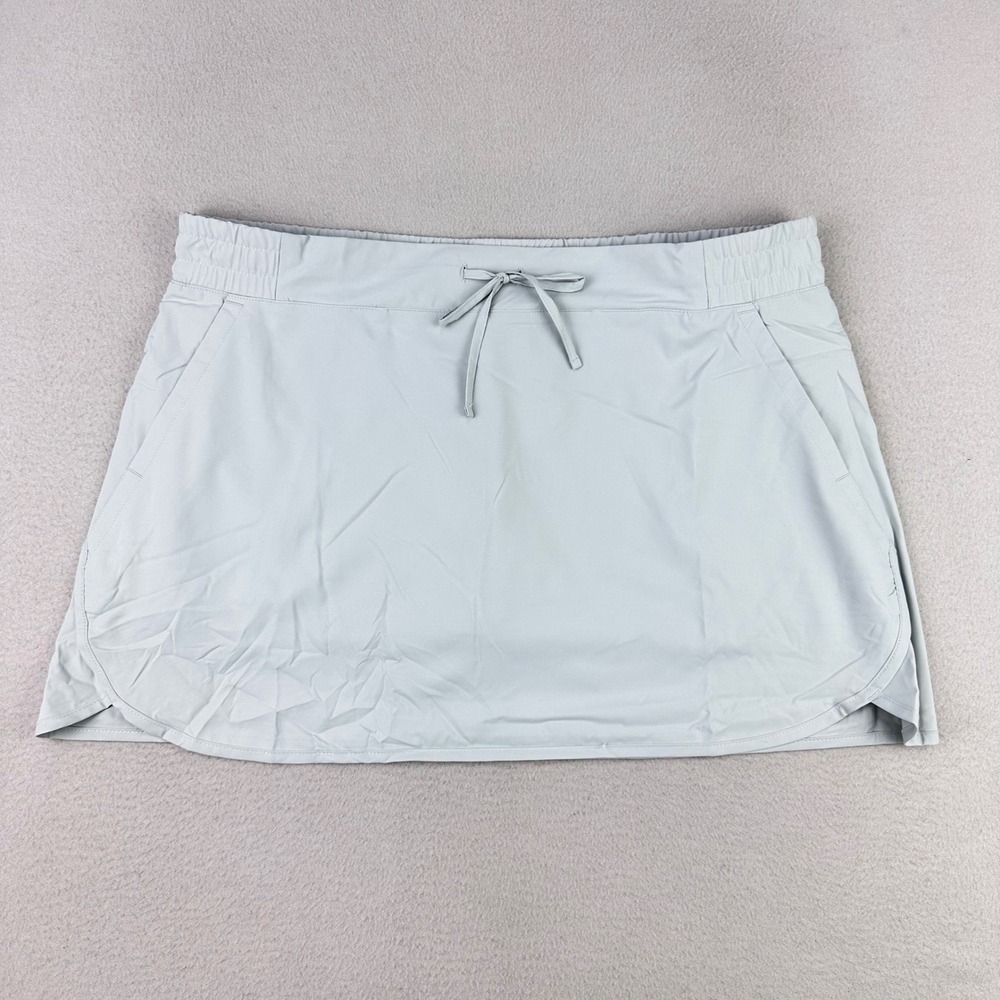 Columbia Golf Skort Womens XL Gray Performance Stretch Active‎ Built in Shorts